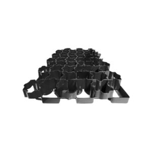 Газонная решетка черная 640x395x40 мм, размер 0.395х0.64м